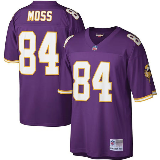 Randy Moss Minnesota Vikings Legacy Replica Jersey in purple