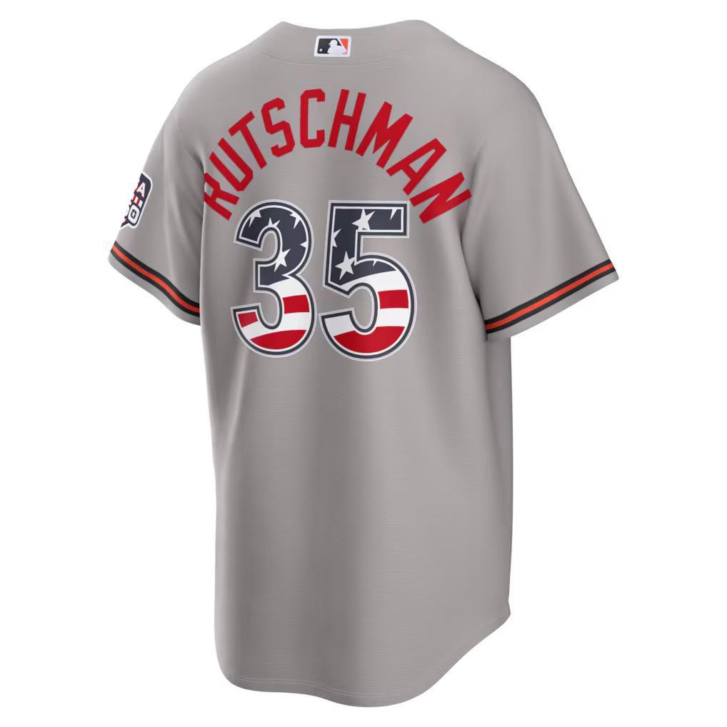 Adley Rutschman Baltimore Orioles USA 250 Fourth of July Road Baseball Jersey – Gray