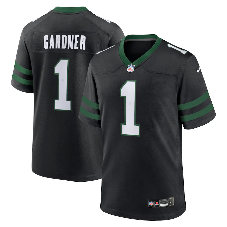 Ahmad Sauce Gardner New York Jets Alternate Game Jersey - Legacy Black - NFL