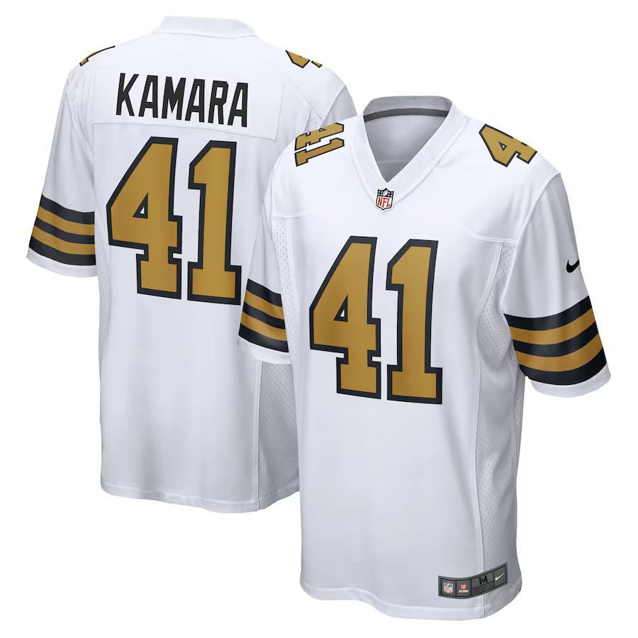 Alvin Kamara New Orleans Saints Alternate Game Jersey - White - NFL