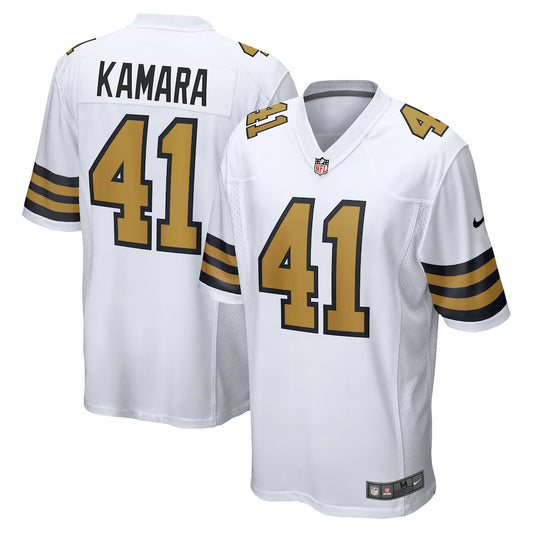 Alvin Kamara New Orleans Saints Alternate Game Jersey - White - NFL