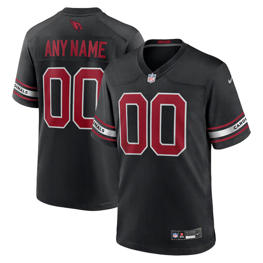 Arizona Cardinals Alternate Custom Game Jersey - Black- NFL