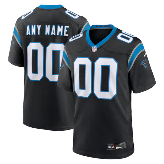 Carolina Panthers Custom Game Jersey - Black - NFL