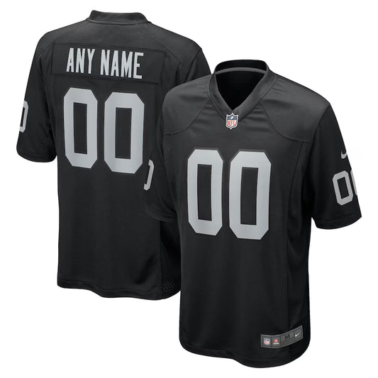 Las Vegas Raiders Custom Game Jersey - Black - NFL