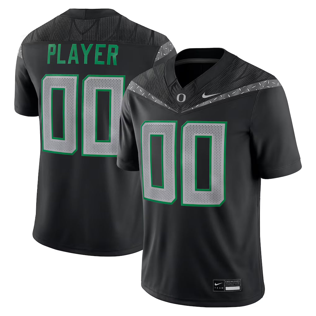 Oregon Ducks NIL Pick-A-Player Game Jersey - Black -