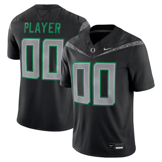 Oregon Ducks NIL Pick-A-Player Game Jersey - Black -