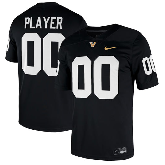 Vanderbilt Commodores NIL Pick-A-Player Game Jersey - Black -