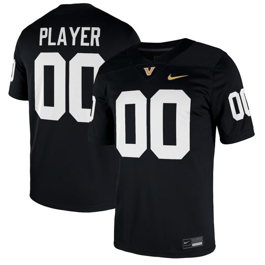 Vanderbilt Commodores NIL Pick-A-Player Game Jersey - Black