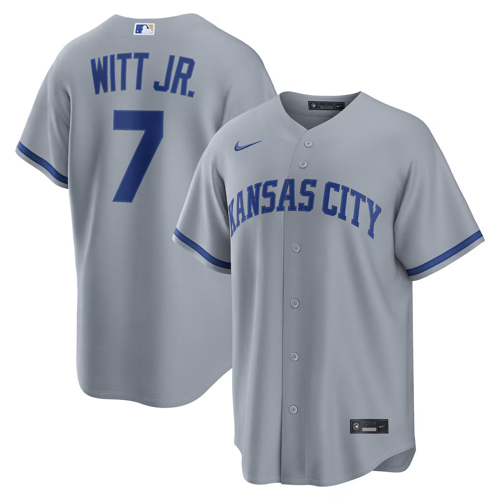 Bobby Witt Jr. #7 Kansas City Royals Baseball Jersey