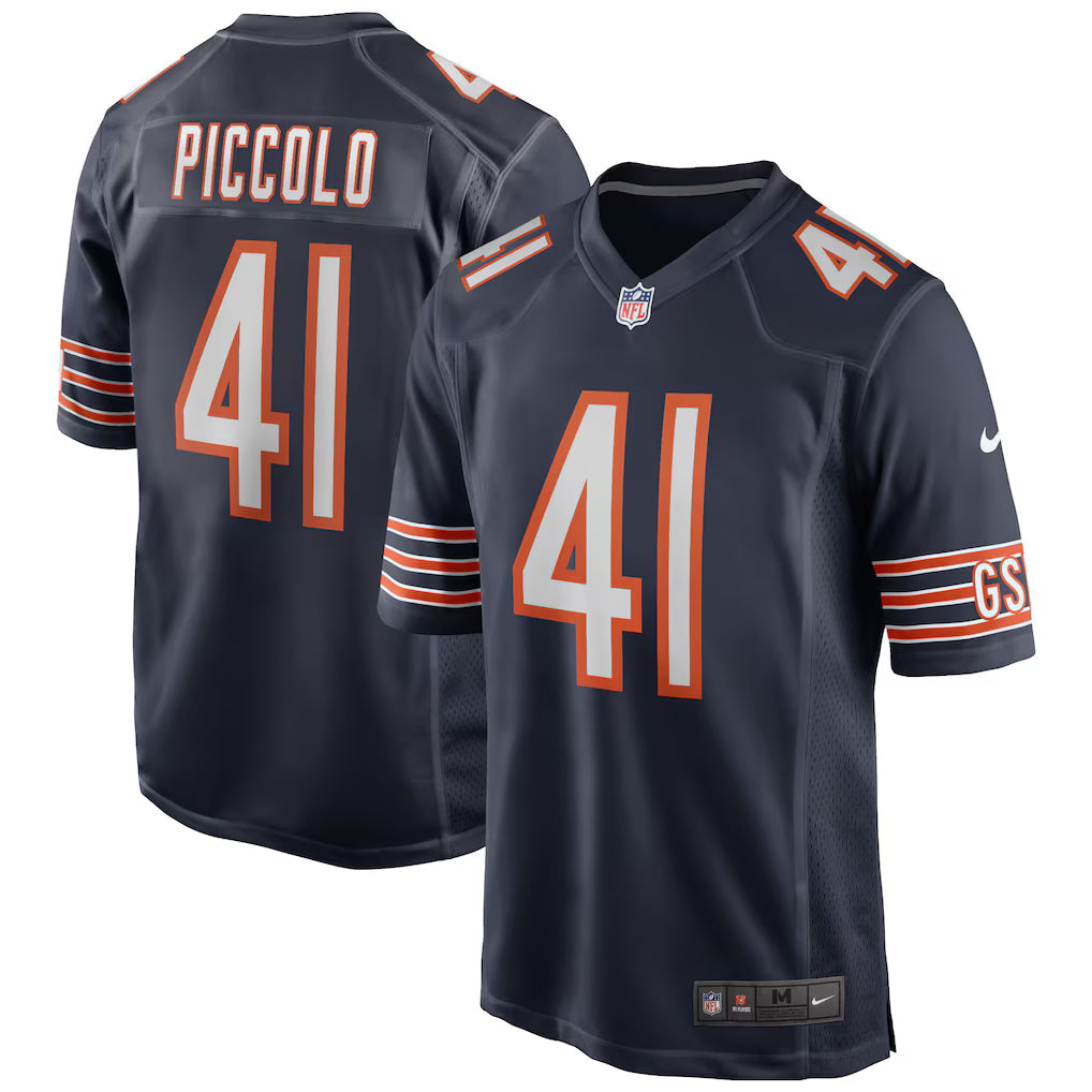 Brian Piccolo #41 Chicago Bears Football Jersey - Navy