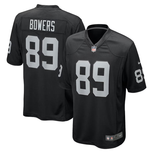 Brock Bowers Las Vegas Raiders Player Game Jersey - Black - NFL
