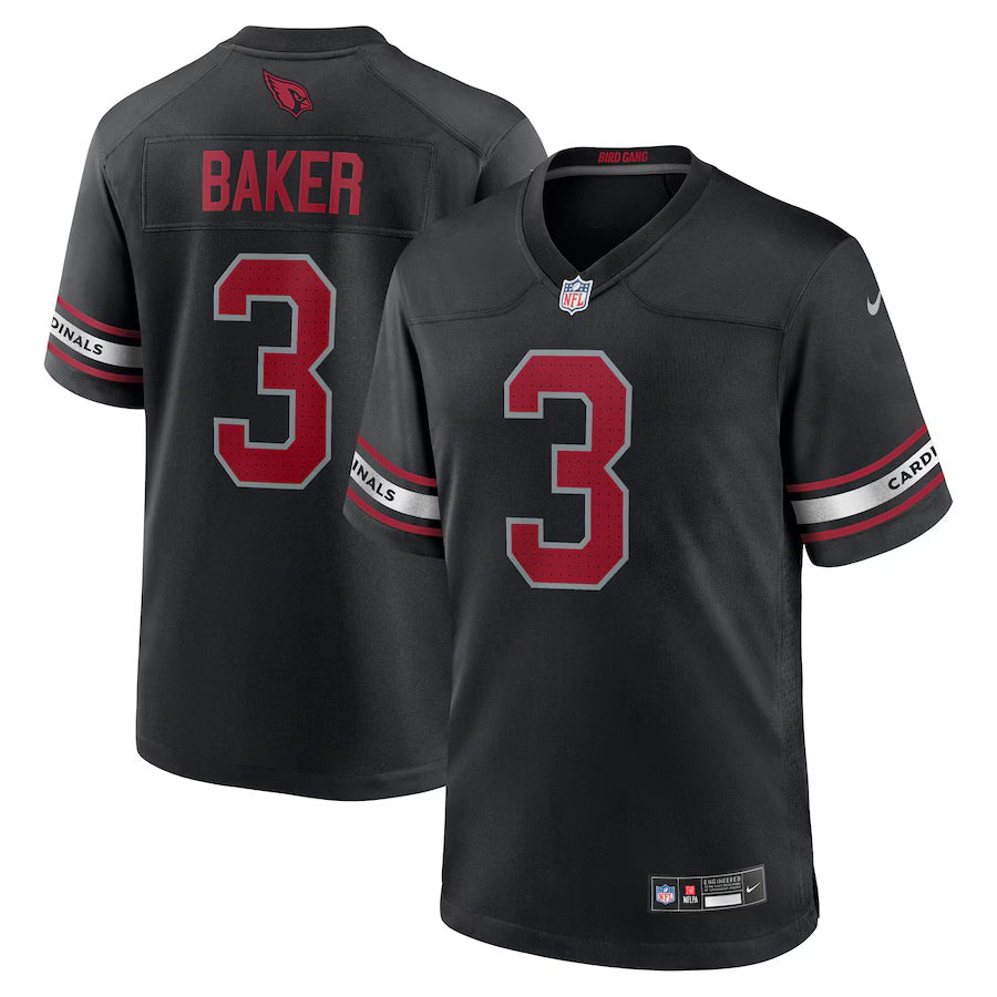 Budda Baker Arizona Cardinals Game Jersey - Black -NFL