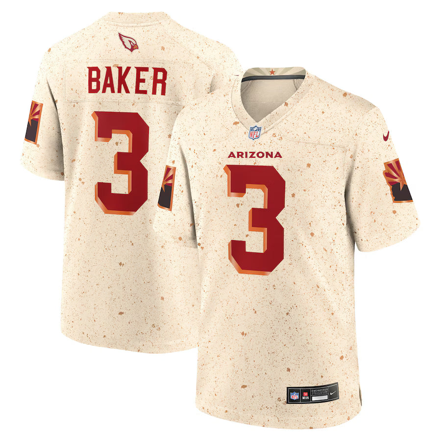 Budda Baker Arizona Cardinals 2025 Rivalries Collection Game Jersey - Natural- NFL