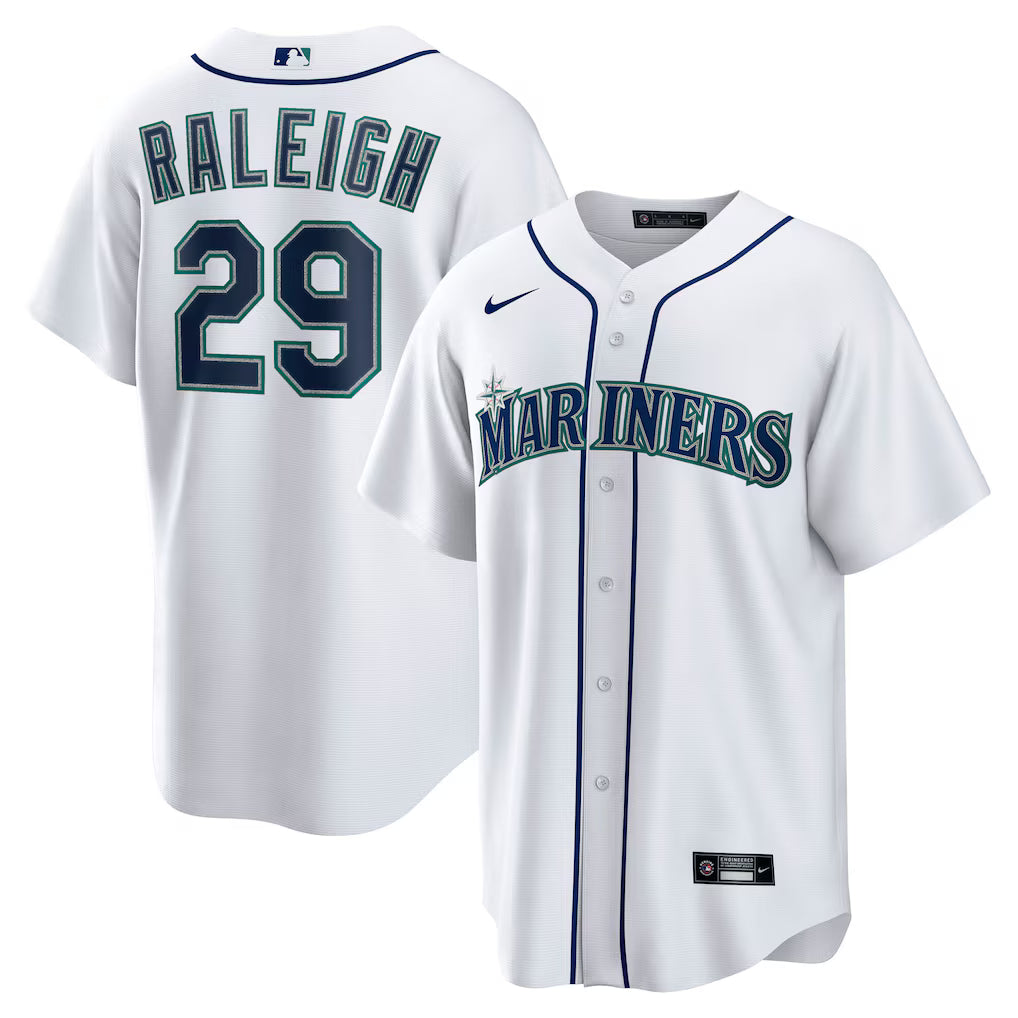 Cal Raleigh Seattle Mariners Player Jersey - White
