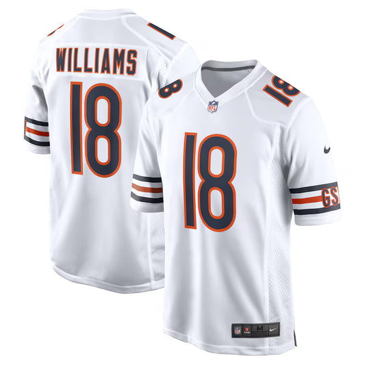 Caleb Williams Chicago Bears First Round Pick Player Game Jersey - White - NFL
