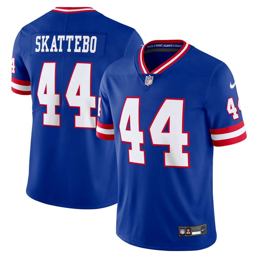Cam Skattebo #44 New York Giants Royal Football Jersey