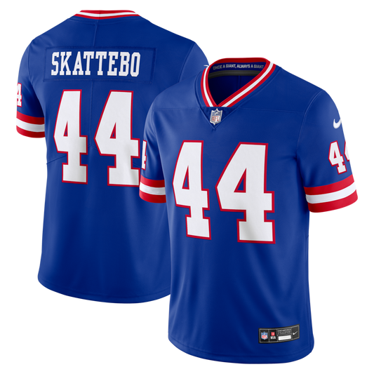 Cam Skattebo #44 New York Giants Royal Football Jersey