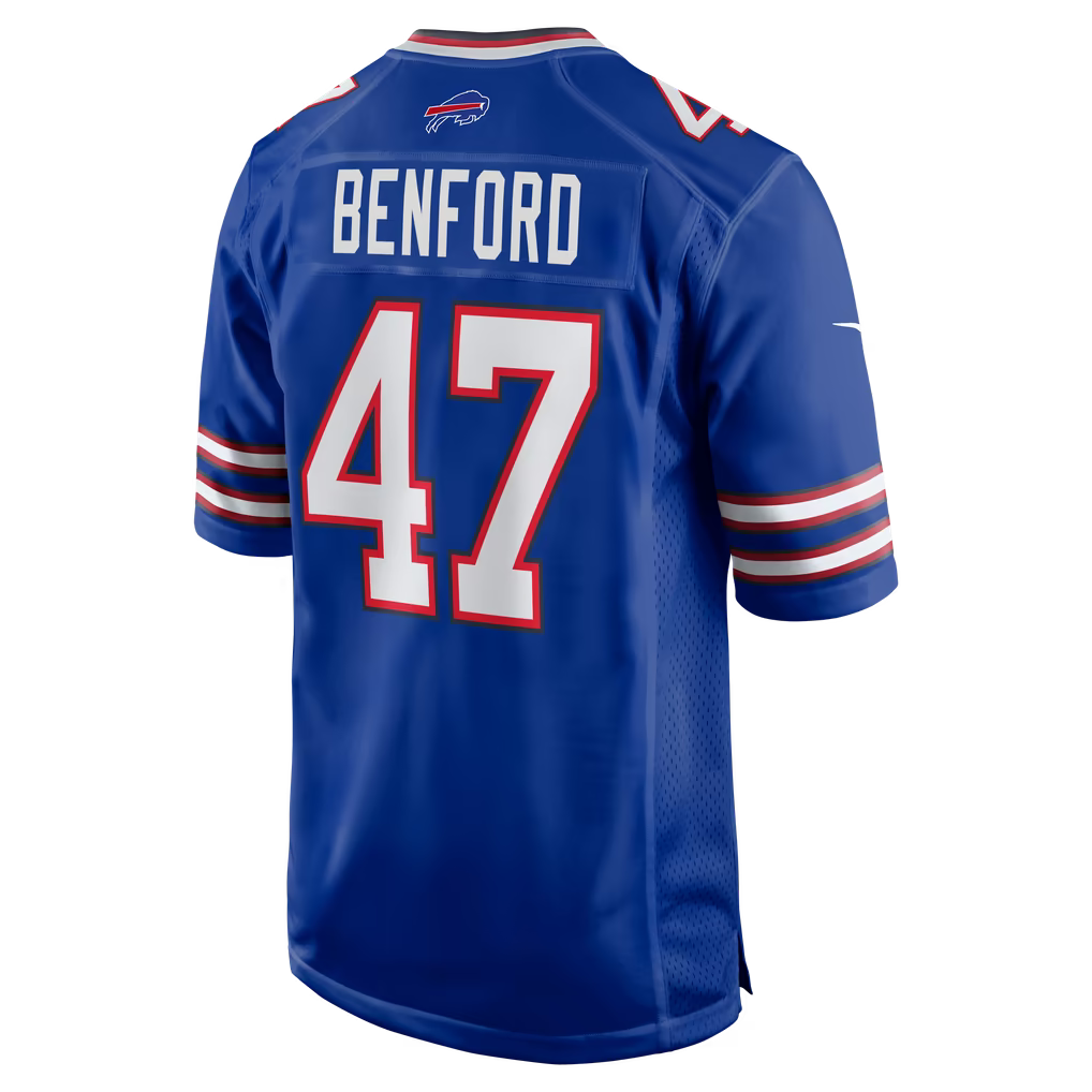 Christian Benford #47 Buffalo Bills Football Jersey
