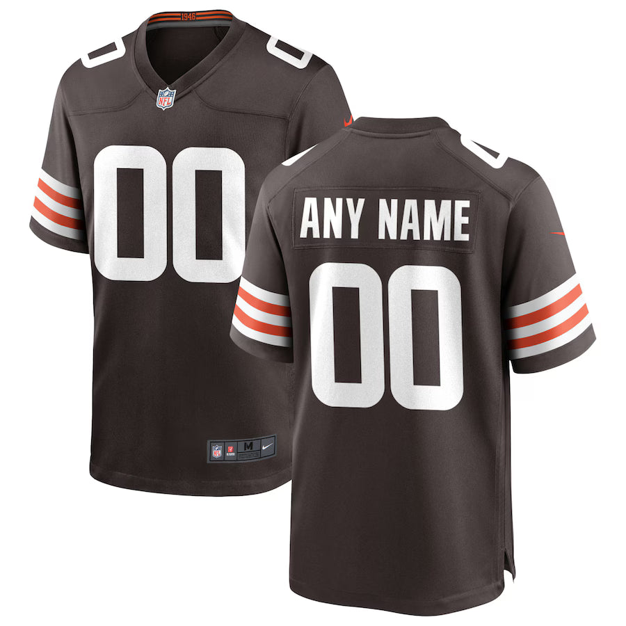 Nike Cleveland Browns Custom Game Jersey - Brown - NFL