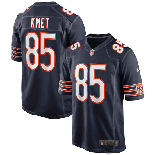 Cole Kmet #85 Chicago Bears Football Jersey - Navy