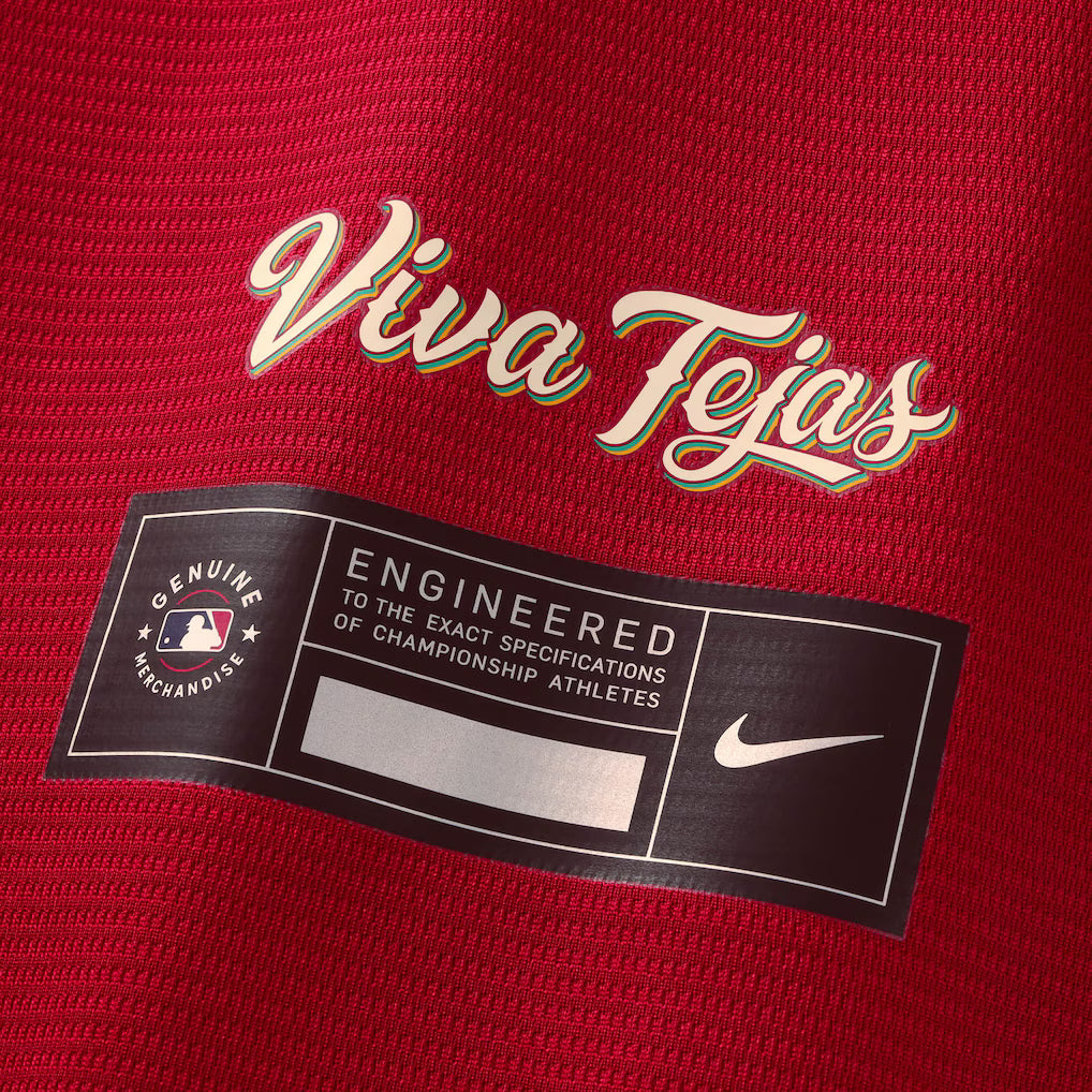 Corey Seager #5 Texas Rangers City Connect Stadium Baseball Jersey - Red