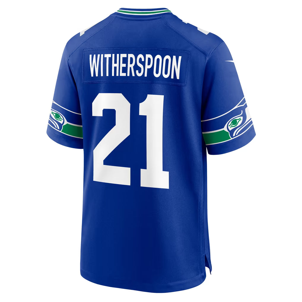 Devon Witherspoon #21 Seattle Seahawks Football Jersey