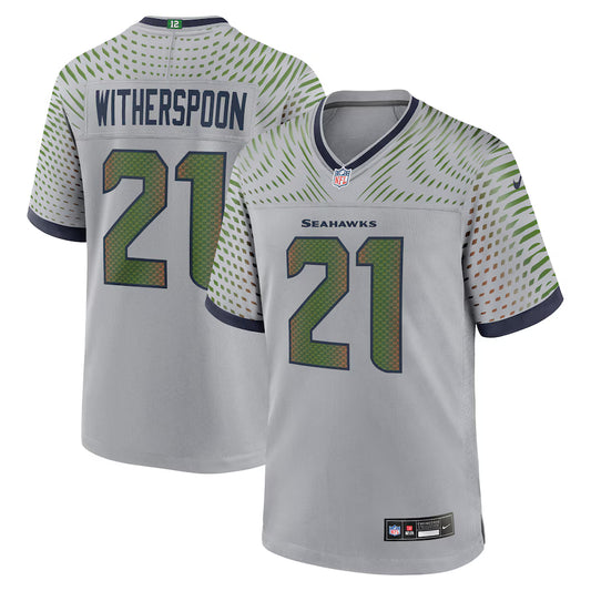 Devon Witherspoon Seattle Seahawks 2025 Rivalries Collection Game Jersey - Wolf Gray - NFL