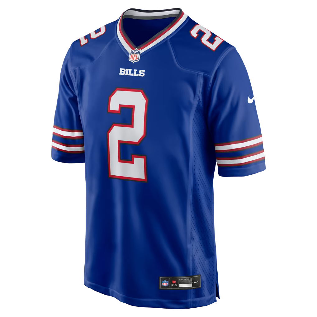 D.J. Moore #2 Buffalo Bills Football Jersey