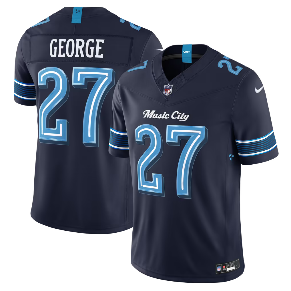 Eddie George #27 Tennessee Titans 2026 Rivalries Stitched Football Jersey