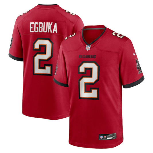 Emeka Egbuka Tampa Bay Buccaneers Team Game Jersey - Red - NFL