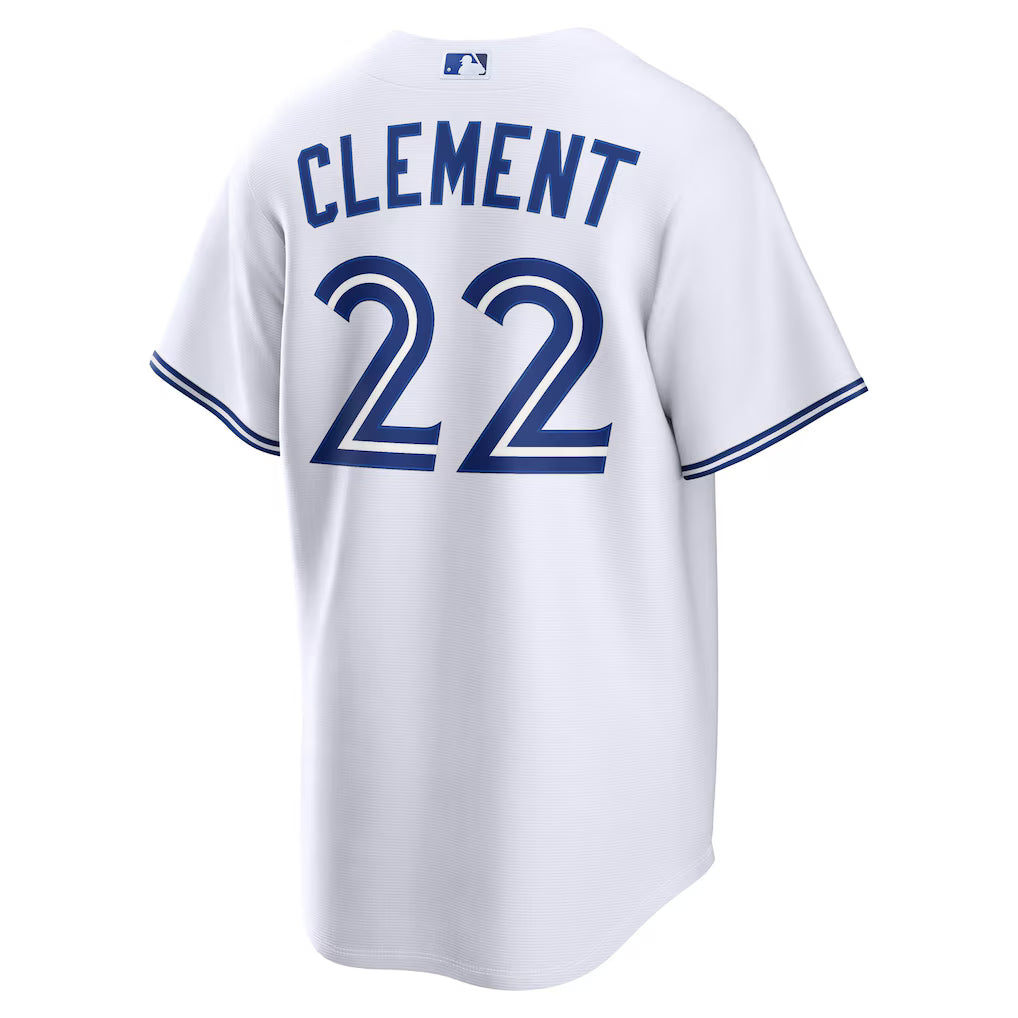 Ernie Clement Toronto Blue Jays Home Jersey back