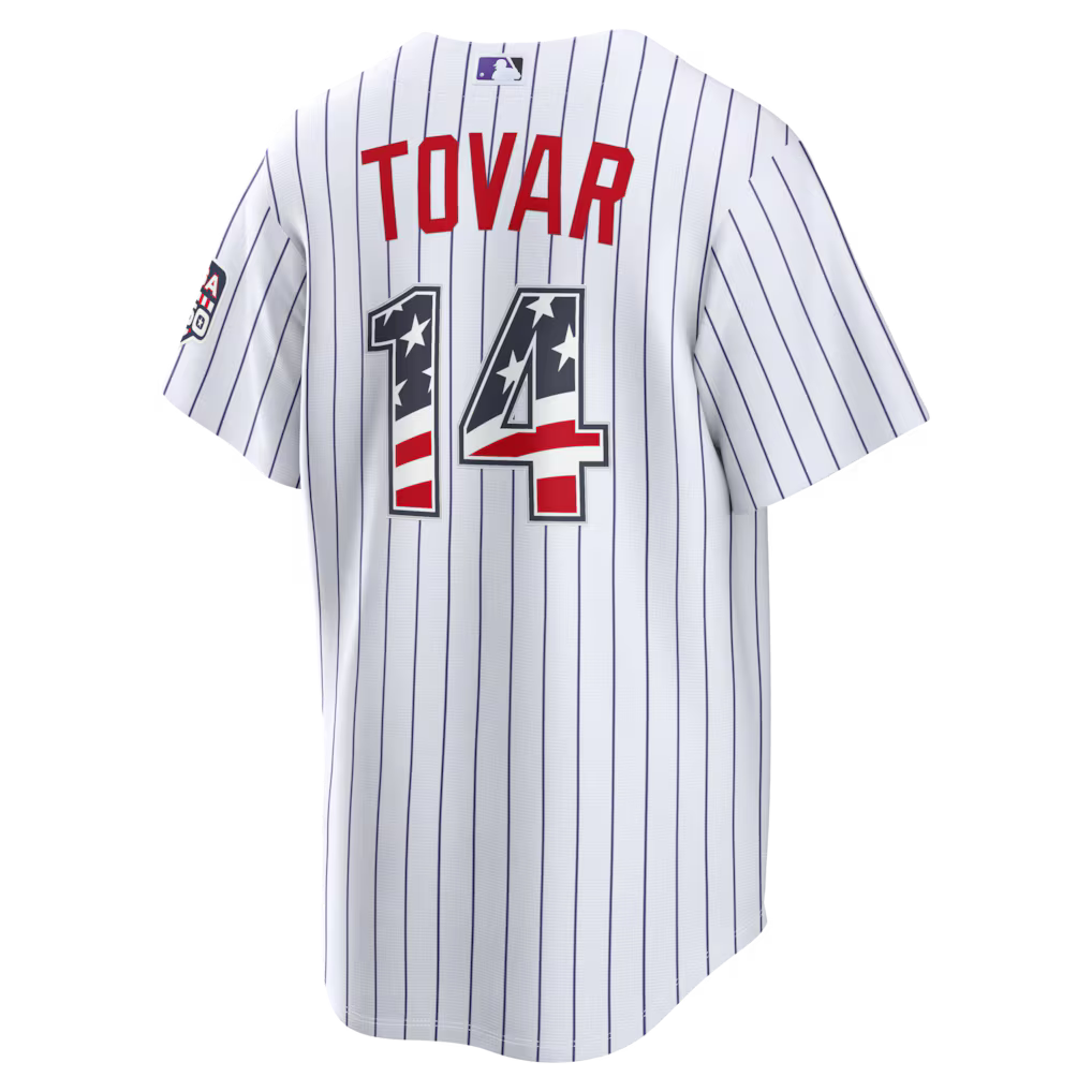 Ezequiel Tovar Colorado Rockies USA 250 Fourth of July Home Baseball Jersey – White