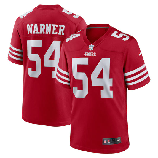 Fred Warner San Francisco 49ers Player Game Jersey - Scarlet - NFL