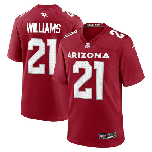 Garrett Williams Arizona Cardinals Game Jersey - Cardinal -NFL
