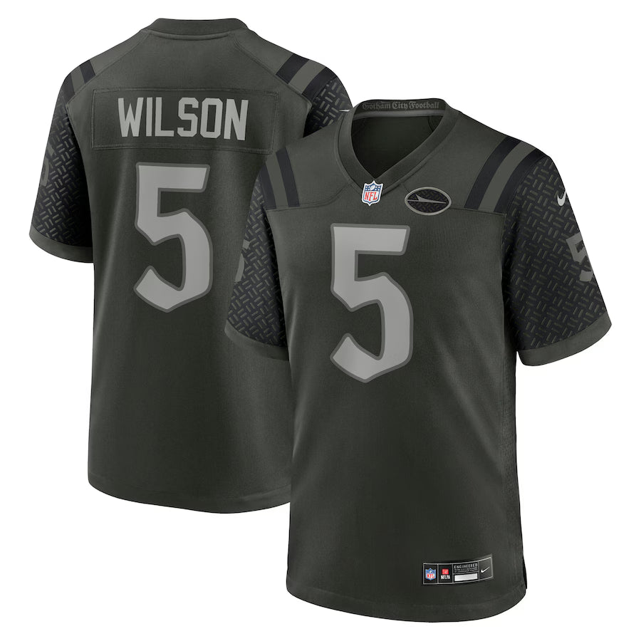 Garrett Wilson New York Jets 2025 Rivalries Collection Game Jersey - Gotham Green - NFL