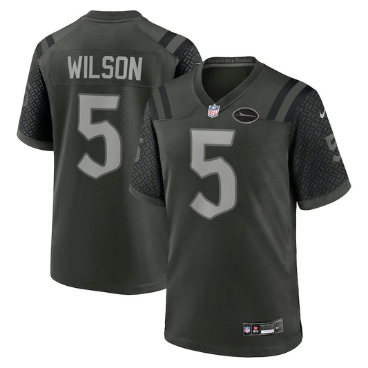 Garrett Wilson New York Jets 2025 Rivalries Collection Game Jersey - Gotham Green - NFL