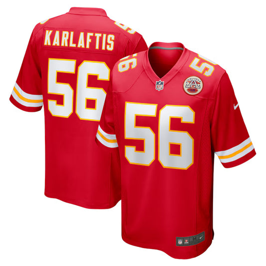 George Karlaftis Kansas City Chiefs Player Game Jersey - Red - NFL