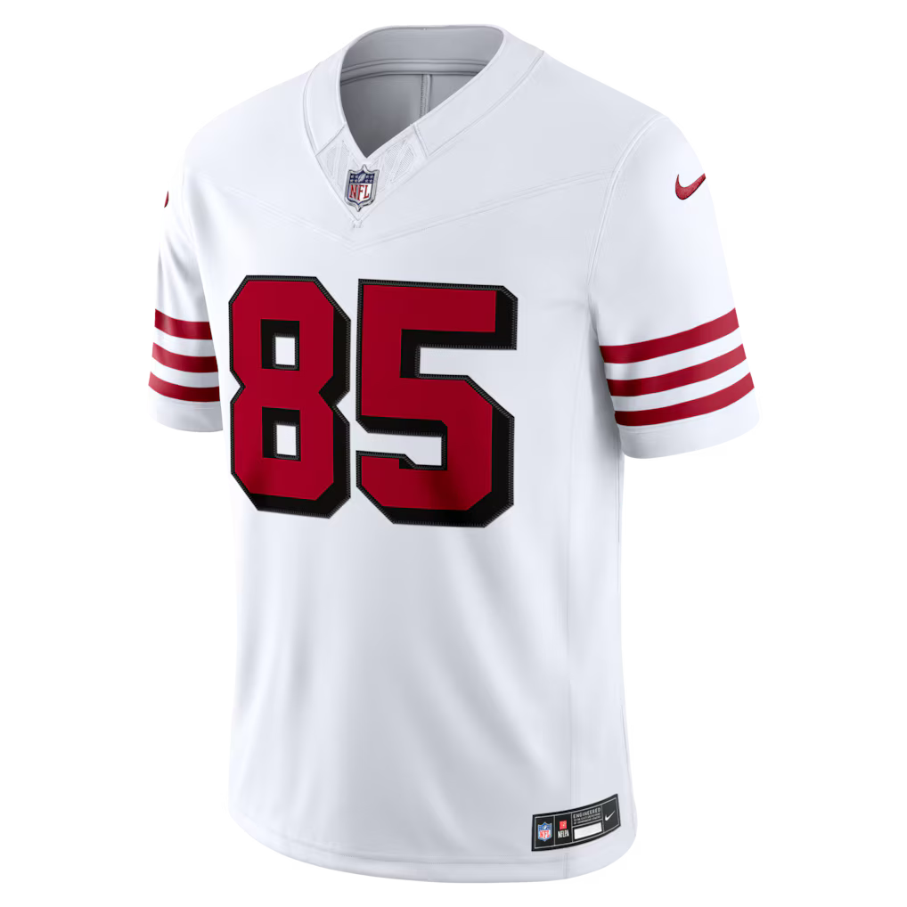 George Kittle #85 San Francisco 49ers White Football Fan Jersey