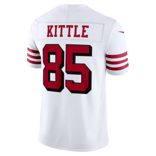 George Kittle #85 San Francisco 49ers White Football Fan Jersey