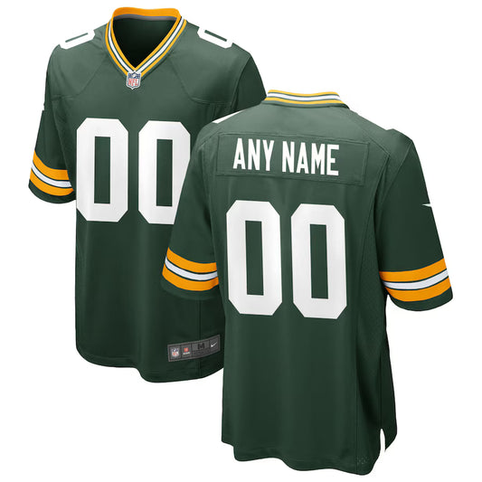 Green Bay Packers Custom Game Jersey - Green - NFL