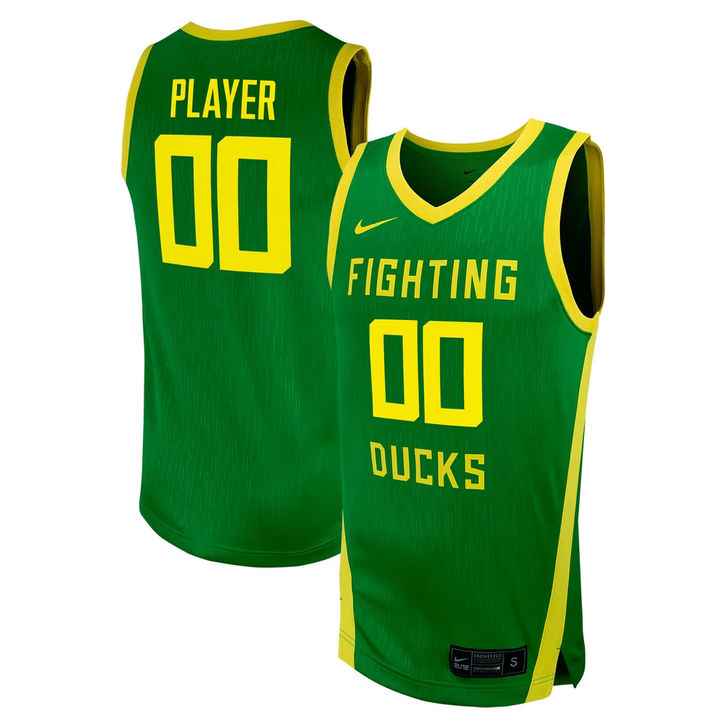 Oregon Ducks Custom Name and Number Basketball Jersey
