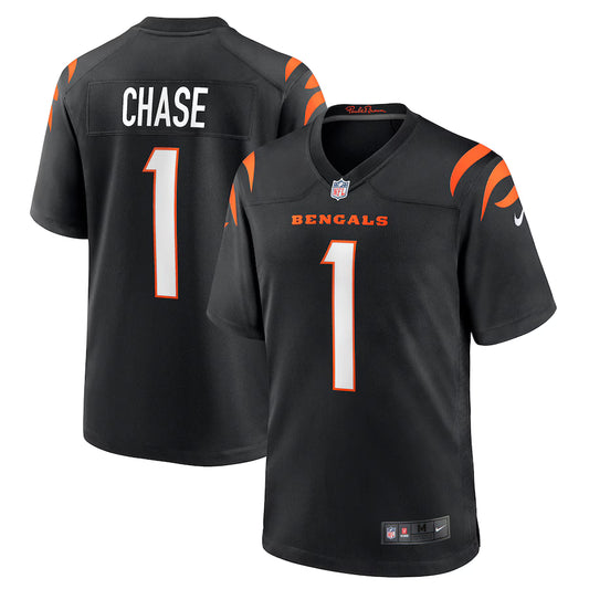 Ja'Marr Chase Cincinnati Bengals Game Jersey - Black - NFL