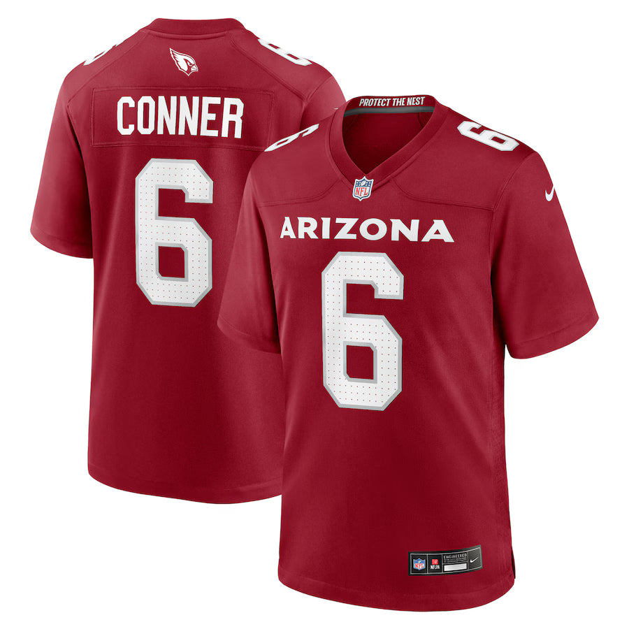 James Conner Arizona Cardinals Home Game Jersey - Cardinal -NFL