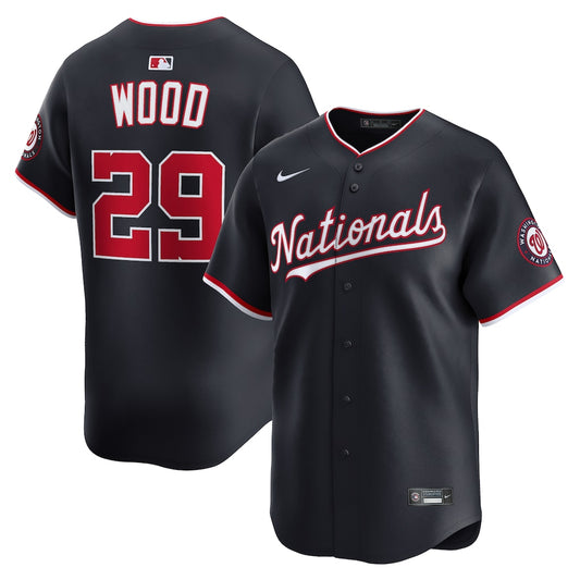 James Wood Washington Nationals Limited Player Jersey - Navy - MLB
