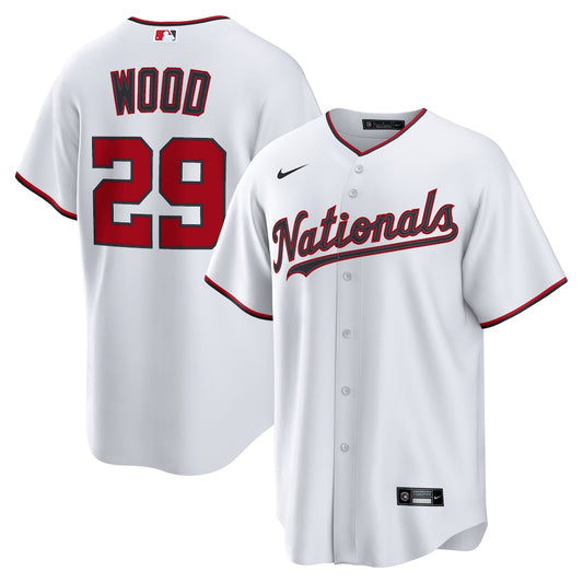 James Wood Washington Nationals Jersey - White - MLB
