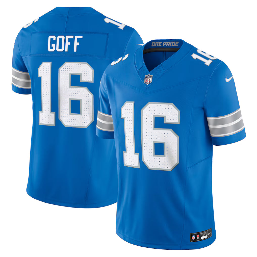 Jared Goff #16 Detroit Lions Football Jersey