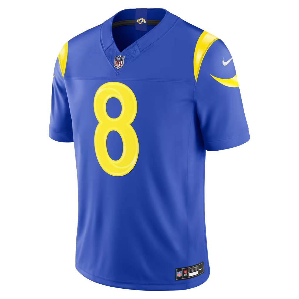Jared Verse #8 Los Angeles Rams Football Jersey