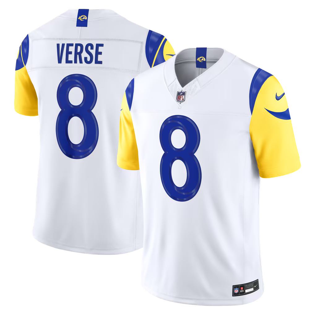 Jared Verse #8 Los Angeles Rams Football Jersey