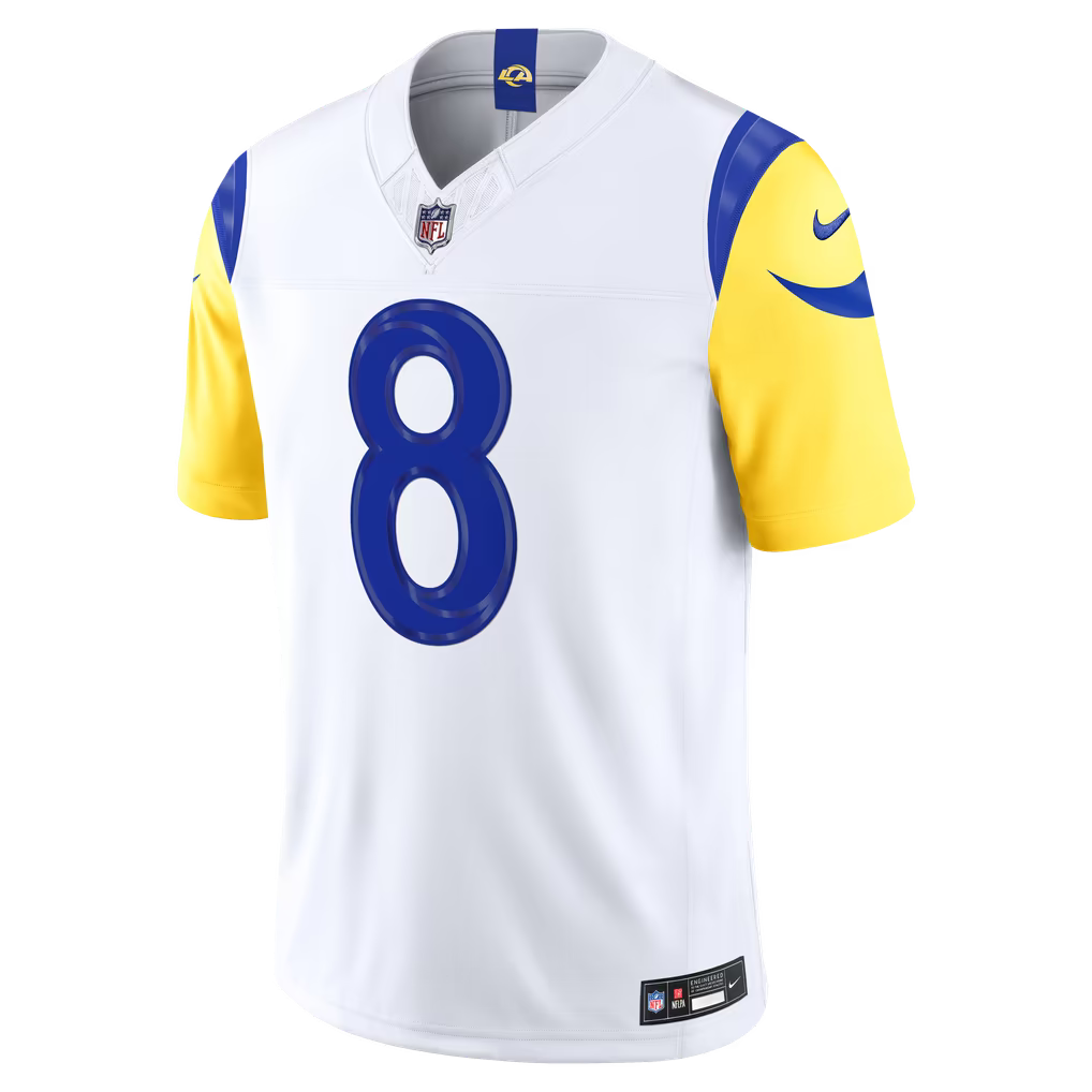 Jared Verse #8 Los Angeles Rams Football Jersey