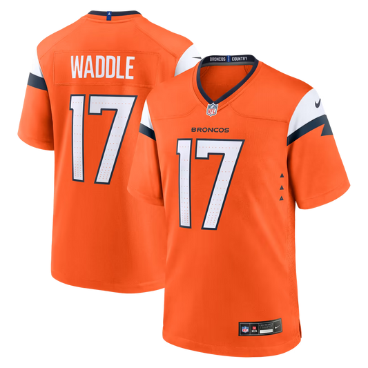 Jaylen Waddle #17 Denver Broncos Football Jersey